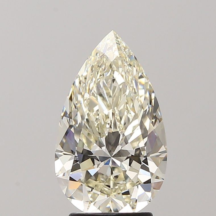 Pear 3.08ct J VVS2