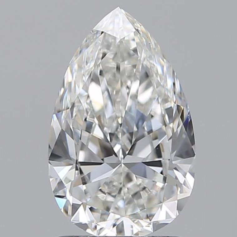 Pear 1.50ct F VVS2
