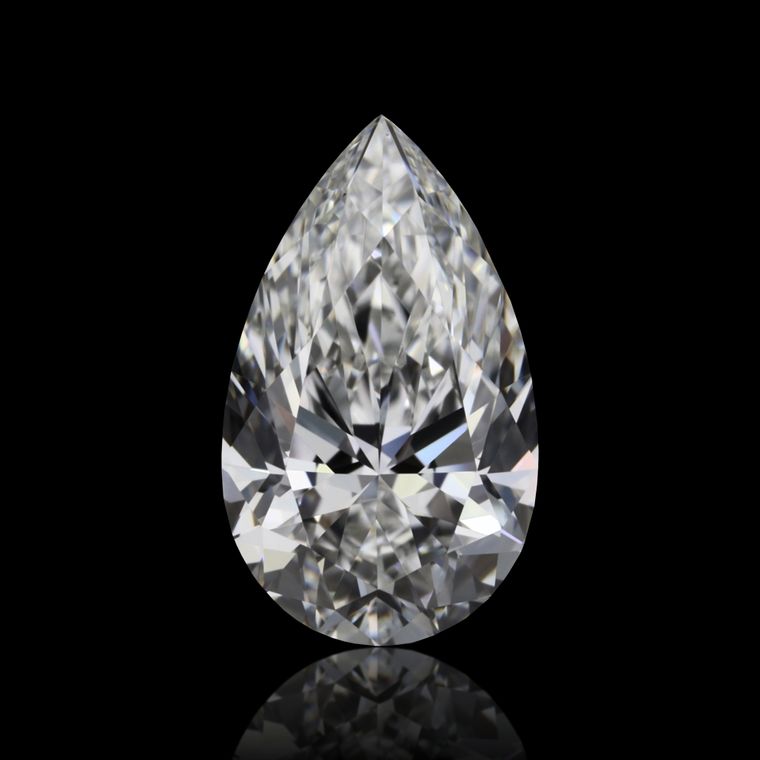 Pear 0.72ct E VVS2
