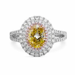 18KWG Oval Shape Ring