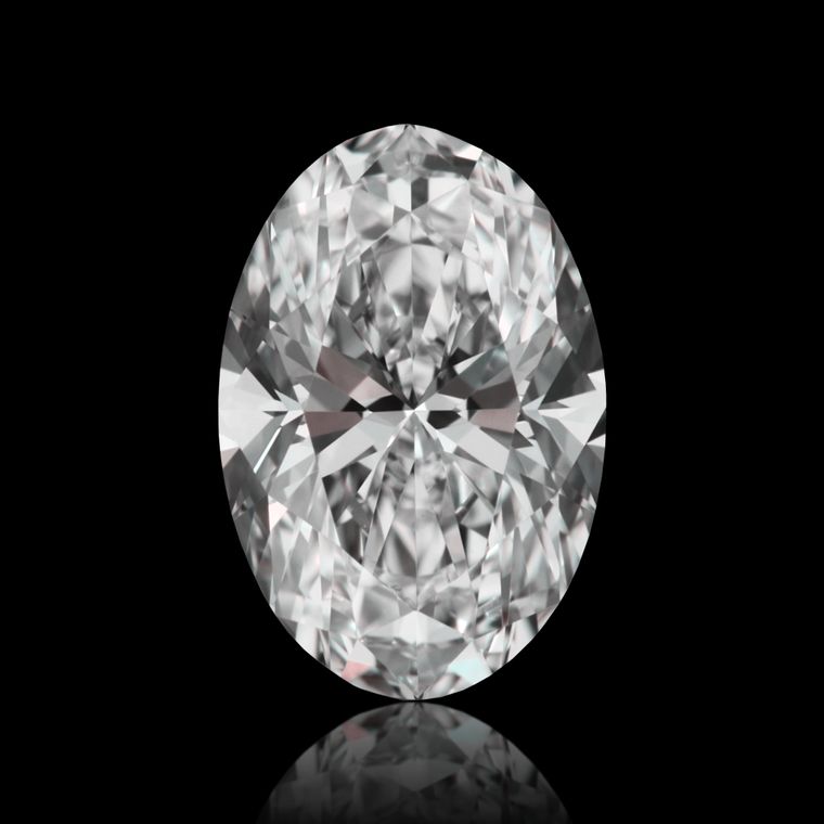 Oval 0.90ct D VS1