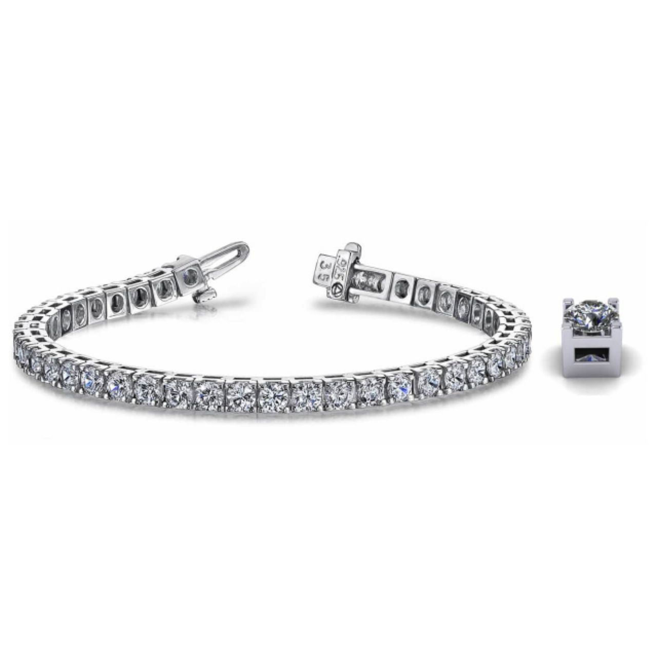 14ctw Diamond Tennis Bracelet
