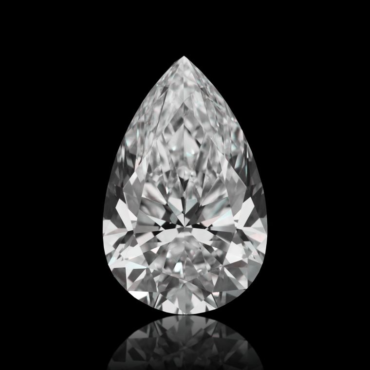 Pear 0.72ct G VVS2