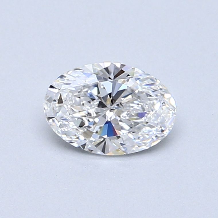 Oval 0.50ct D SI1