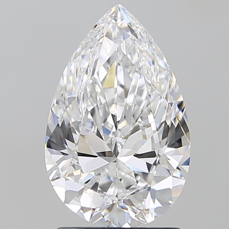 Pear 2.00ct D VS2