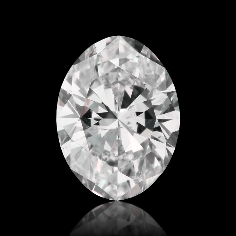 Oval 0.70ct D SI2
