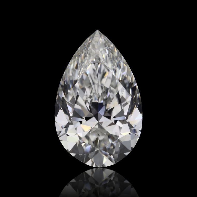 Pear 0.90ct F VVS2