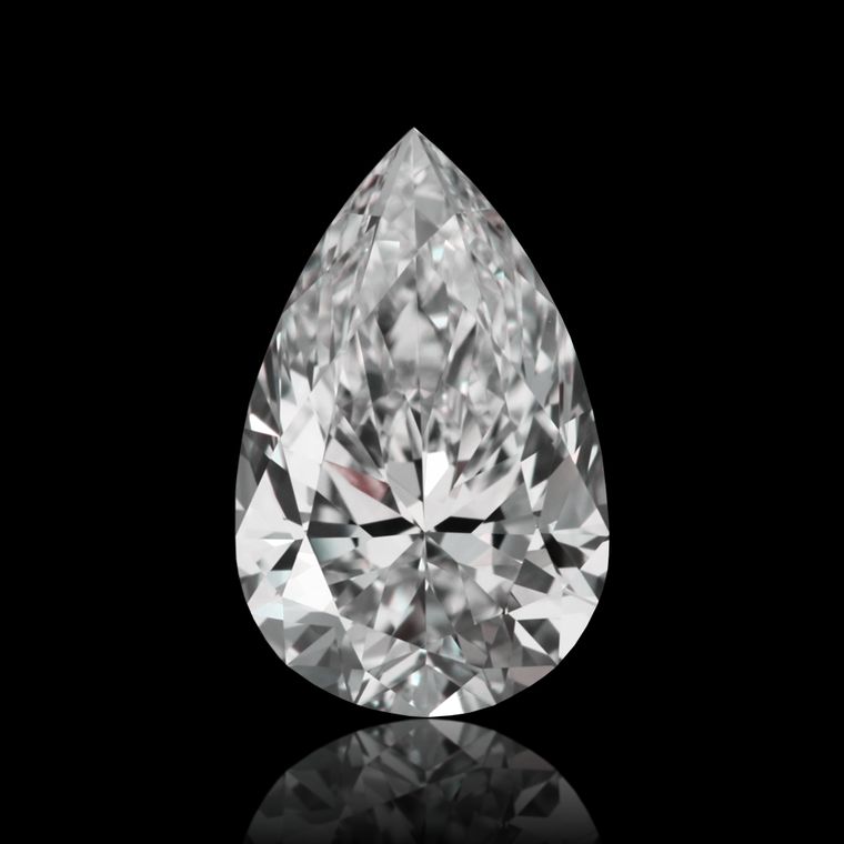 Pear 0.90ct E VVS1