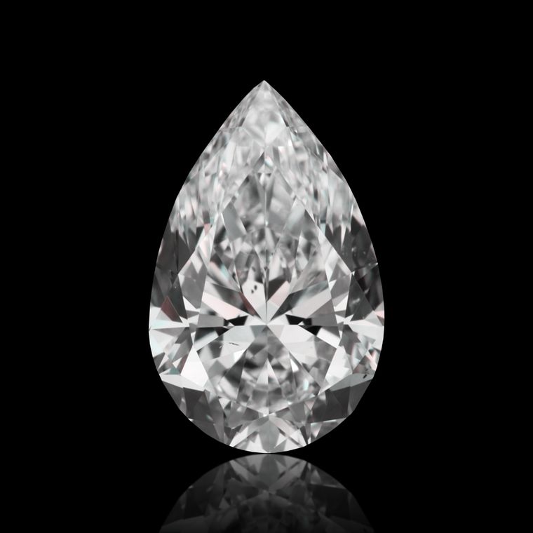 Pear 0.72ct D VS2