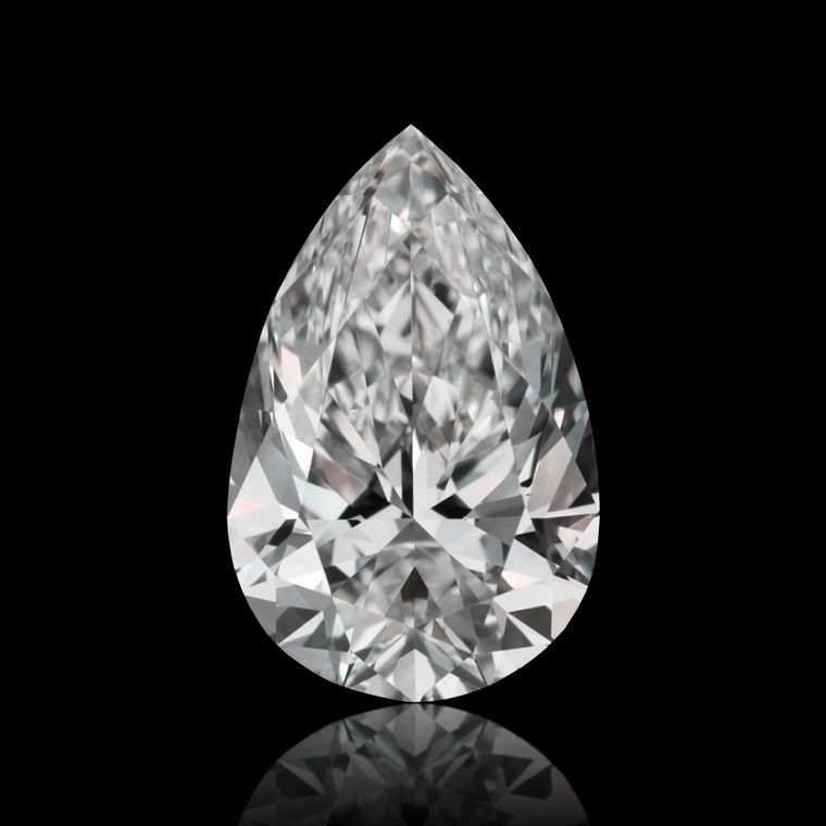 Pear 0.90ct D IF