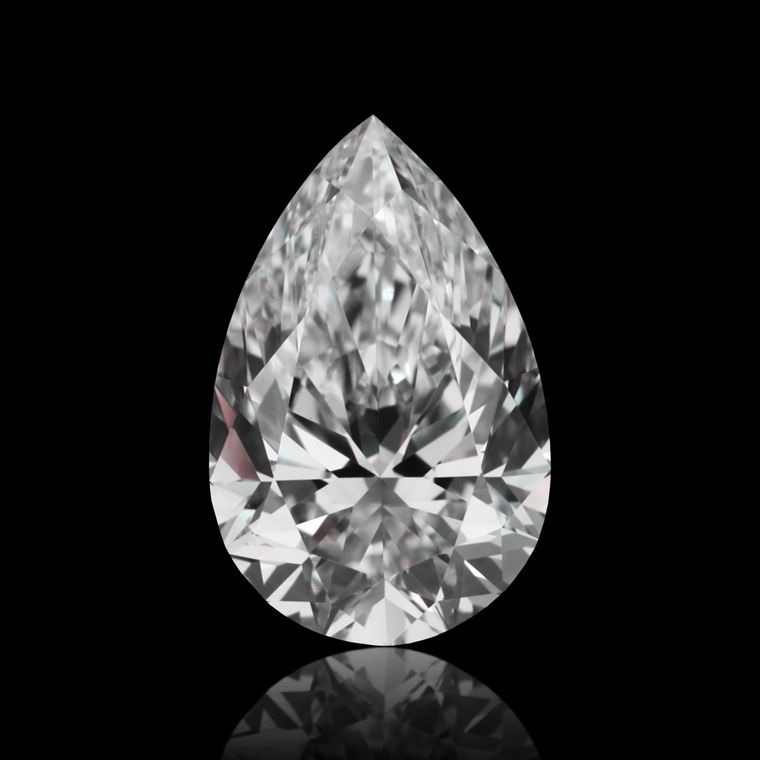 Pear 0.71ct D VVS2