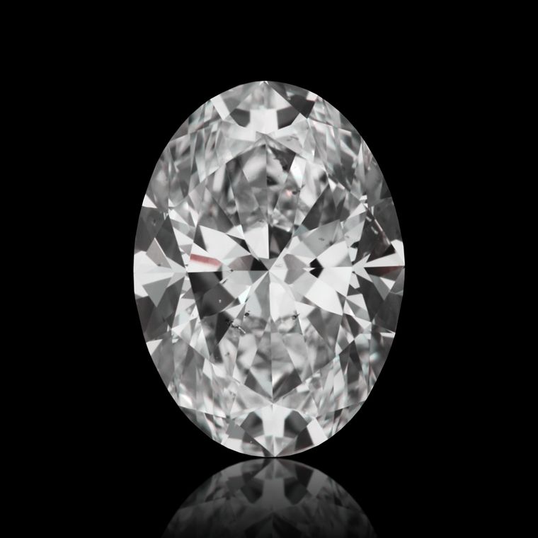 Oval 0.80ct D SI2