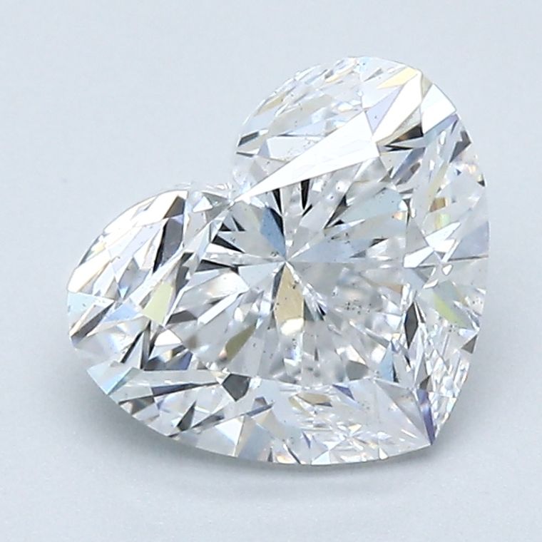 Heart 1.74ct D SI1