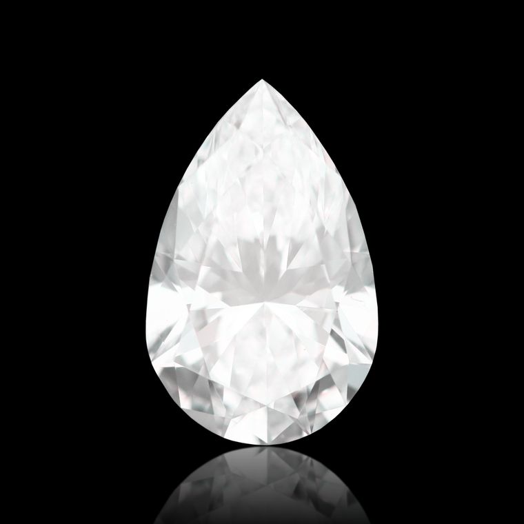 Pear 0.51ct E VVS2