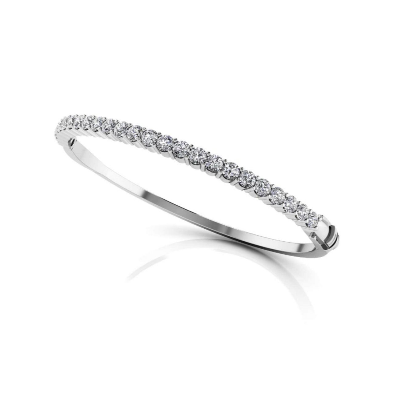 1ctw Diamond Bangle Bracelet
