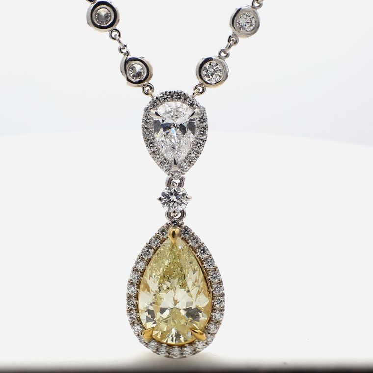 Pear 1.01ct D SI2