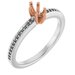14K White/Rose Gold 5x3 mm Marquise Engagement Ring Mounting